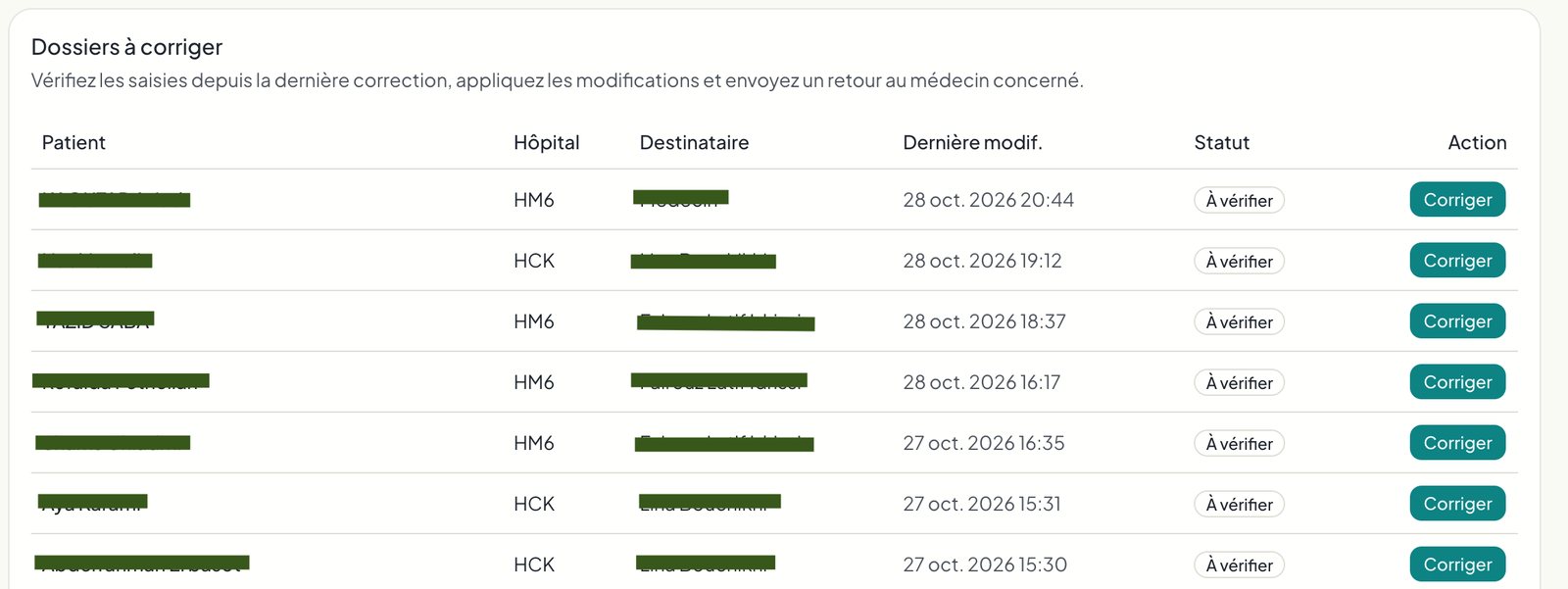 SituaTrack corrections, so a deletion can be rolled back