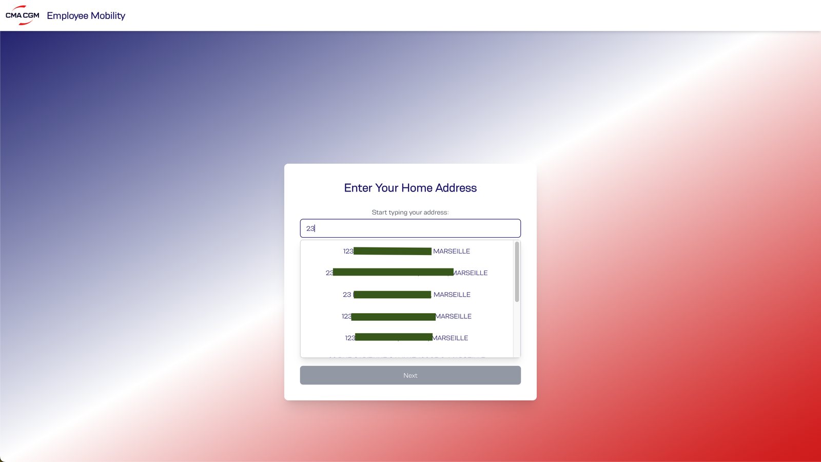 Address confirmation
